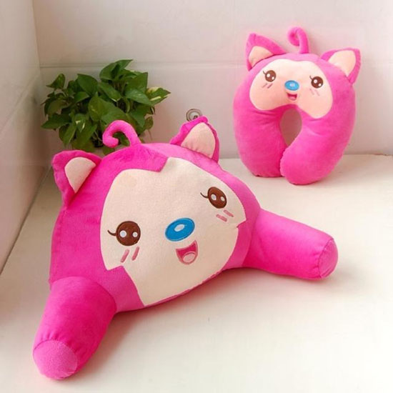 huggable cat pillow
