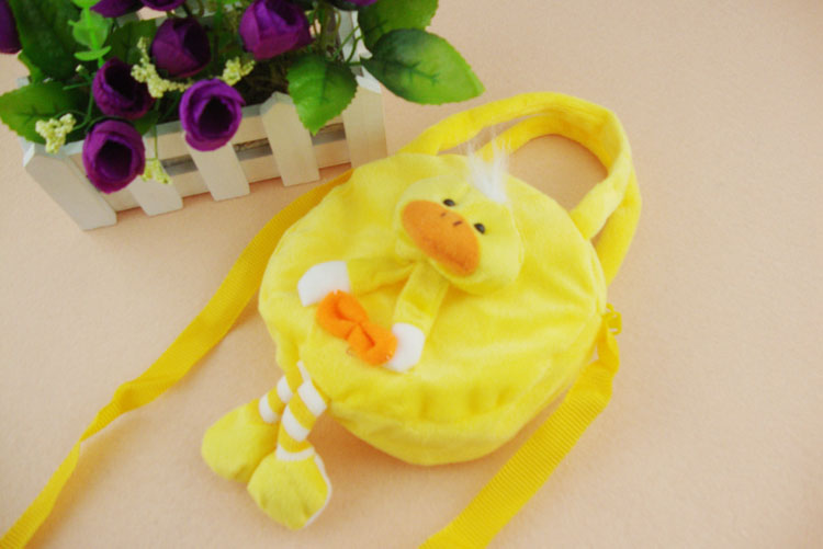 Huggable cute portable slanting cross and handheld duck animal plush ...