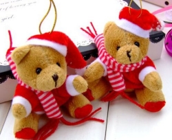 christmas teddy bear