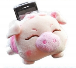 plush phone holder