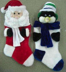 christmas plush stocking