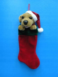 christmas plush stocking