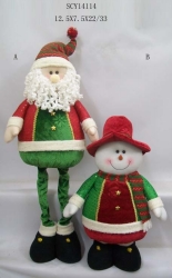 christmas santa snowman