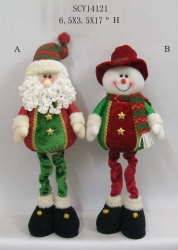 christmas santa snowman
