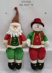 christmas santa snowman