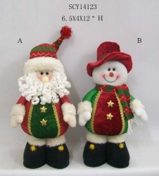 christmas santa snowman