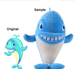 Custom Toy Figure Plush Doll Custom Plush Toy No Minimum