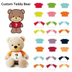 Customized plush dolls stuffed soft animals toys custom teddy bear for Christmas